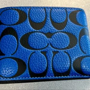 Mens Coach Slim Billfold